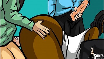 Gang bang සහ geng bang පෝර්න්